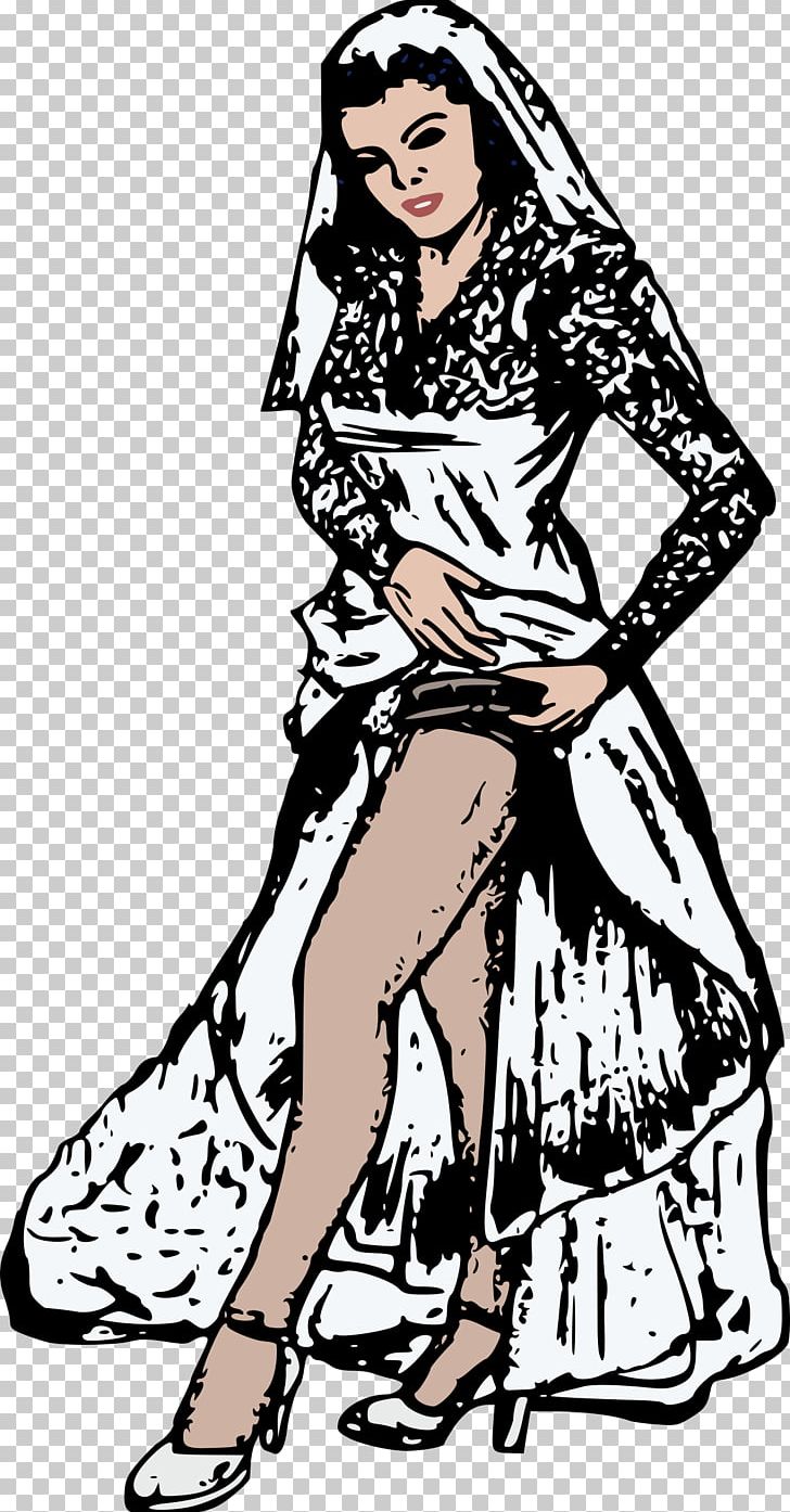 Garter Dress Clothing Woman PNG, Clipart, Artwork, Black, Black And White, Bride, Ceremony Free PNG Download
