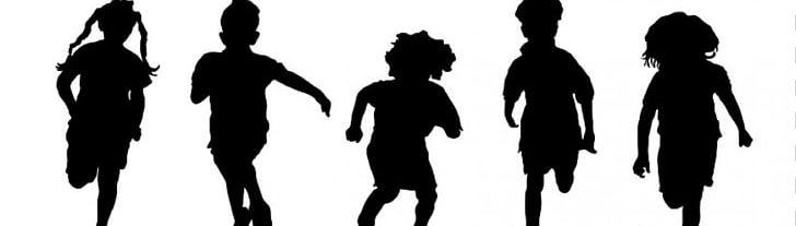 Child Running Silhouette PNG, Clipart, Black And White, Child, Drawing, Human, Human Behavior Free PNG Download