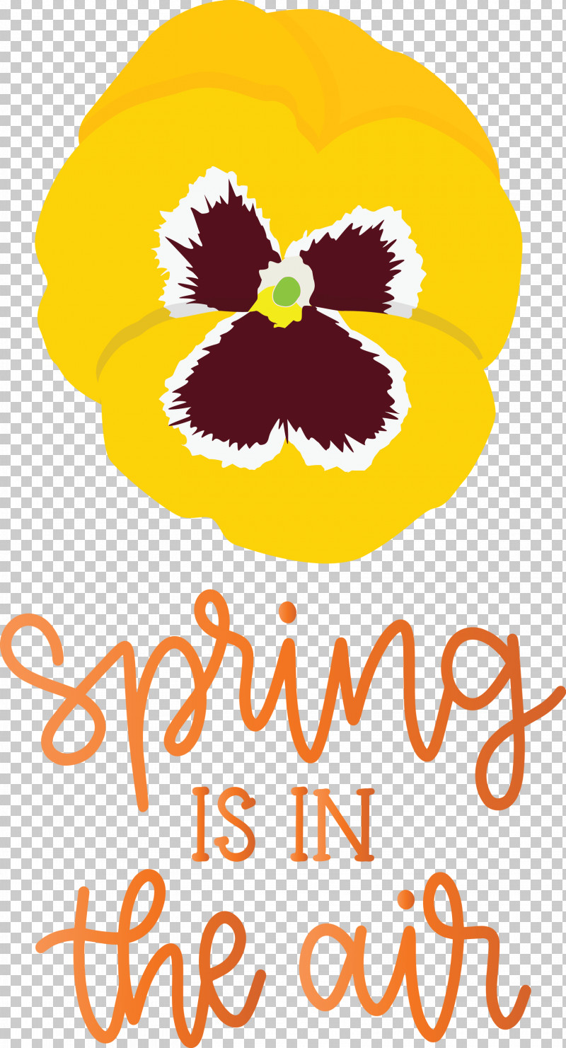 Spring Is In The Air Spring PNG, Clipart, Cut Flowers, Flora, Floral Design, Flower, Pansy Free PNG Download