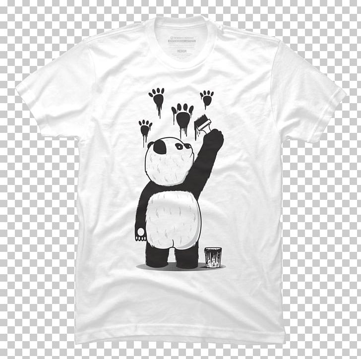 Giant Panda Bear Graffiti Drawing PNG, Clipart, Animals, Art, Banksy, Bear, Black Free PNG Download