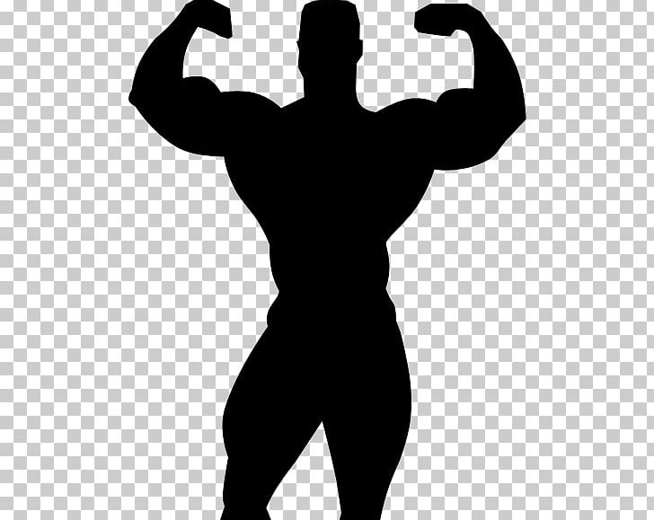 Silhouette Bodybuilding Professional Wrestling PNG, Clipart, Age, Animals, Arm, Bantning, Black And White Free PNG Download