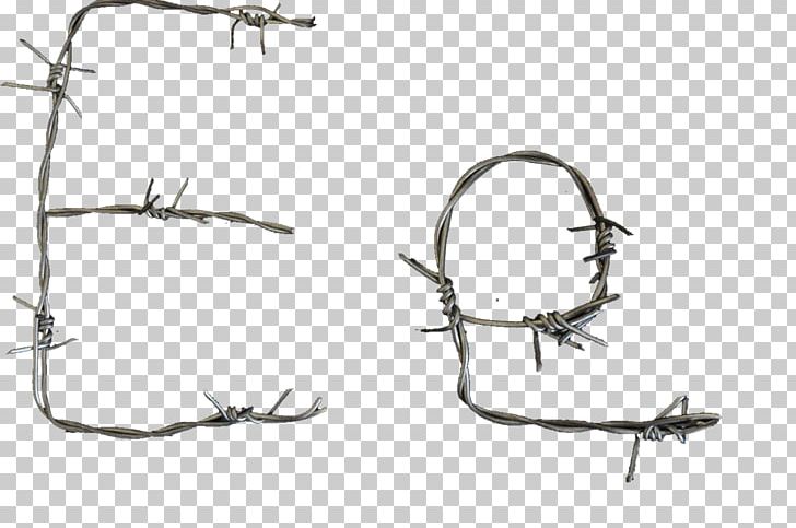 Barbed Wire White Line Font PNG, Clipart, Art, Barbed Wire, Black And White, Branch, Fence Free PNG Download
