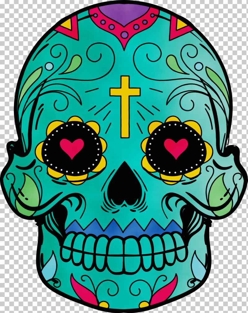 Green Pattern PNG, Clipart, Calavera, Calaveras, Day Of The Dead, Green, Paint Free PNG Download