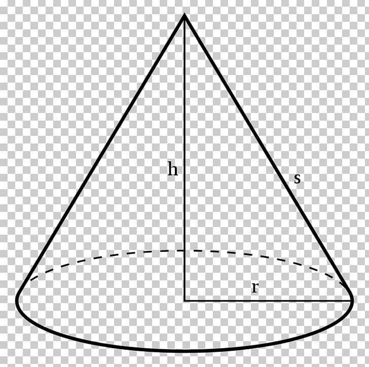 Area Triangle Geometry Geometric Shape Cone PNG, Clipart, Angle, Area, Art, Black And White, Circle Free PNG Download