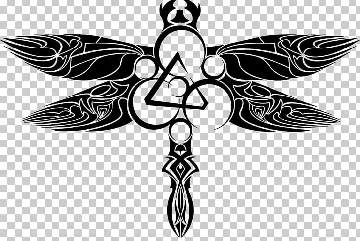 Tattoo Drawing Symbol Stencil PNG, Clipart, Black And White, Celtic Knot, Coheed And Cambria, Dragonfly, Drawing Free PNG Download