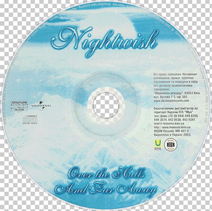 Over The Hills And Far Away Nightwish Album Song Phonograph Record PNG, Clipart, Album, Angels Fall First, Compact Disc, Dvd, Heavy Metal Free PNG Download