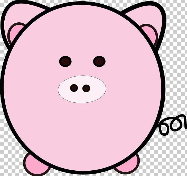 Pig Public Domain PNG, Clipart, Animals, Area, Cartoon, Circle, Com Free PNG Download