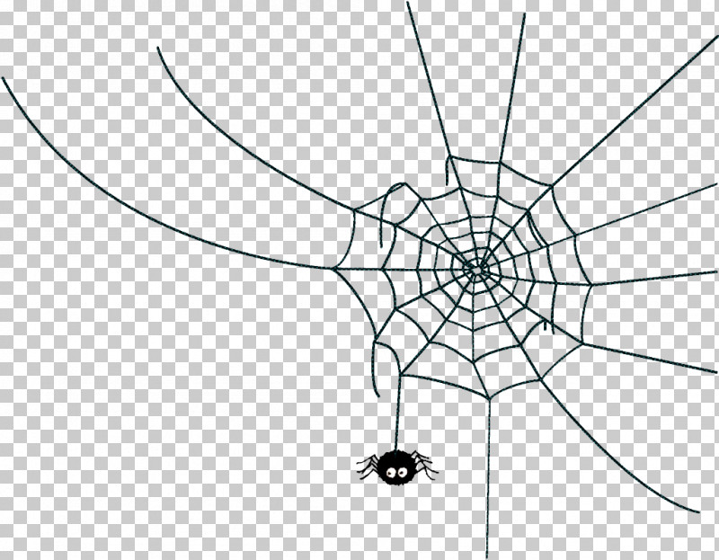 Spider Web Halloween PNG, Clipart, Blackandwhite, Circle, Halloween, Line, Line Art Free PNG Download