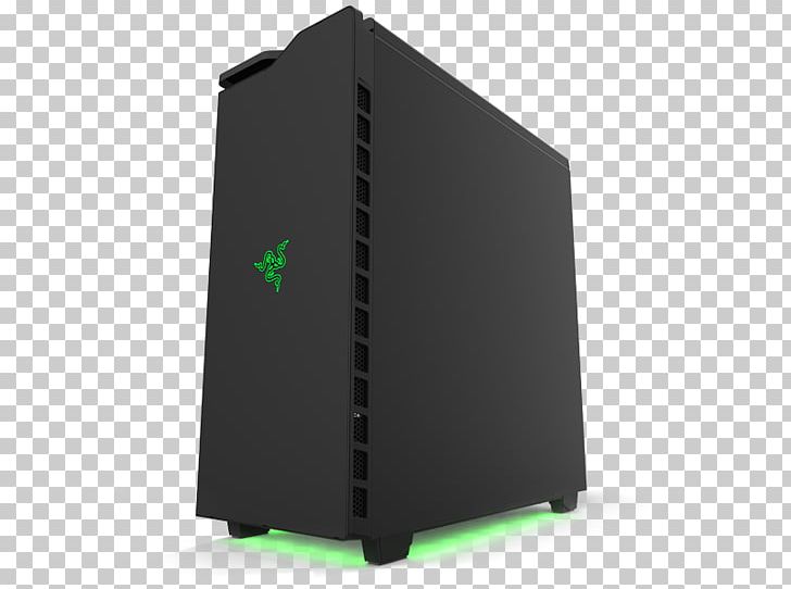 Computer Cases & Housings Power Supply Unit NZXT Computer Case H440 Special Edition Black-Green PNG, Clipart, Acer Iconia One 10, Angle, Computer, Electronic Device, Gamer Free PNG Download