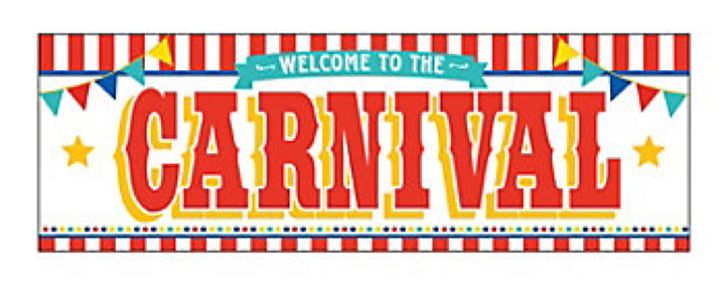 Carnival Banner Party Circus Sticker PNG, Clipart, Advertising, Area, Bag, Banner, Birthday Free PNG Download