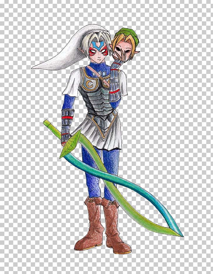 Deity Link Drawing Goddess The Legend Of Zelda: Majora's Mask PNG, Clipart, Ancient Egyptian Deities, Cold Weapon, Costume, Costume Design, Deity Free PNG Download