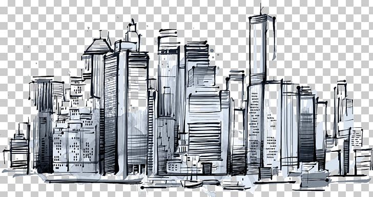 Manhattan Skyline New York Sketch Icon PNG, Clipart, Architecture, Cartoon Skyscraper Vector, Decoration, Download, Drawing Free PNG Download
