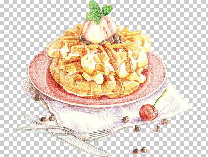 Pancake Waffle Food Watercolor Painting PNG, Clipart, Belgian Waffle, Birthday Cake, Breakfast, Cake, Cakes Free PNG Download