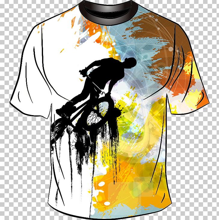T-shirt Illustration PNG, Clipart, Animal Print, Apparel Vector, Art, Bicycle, Bicycles Free PNG Download
