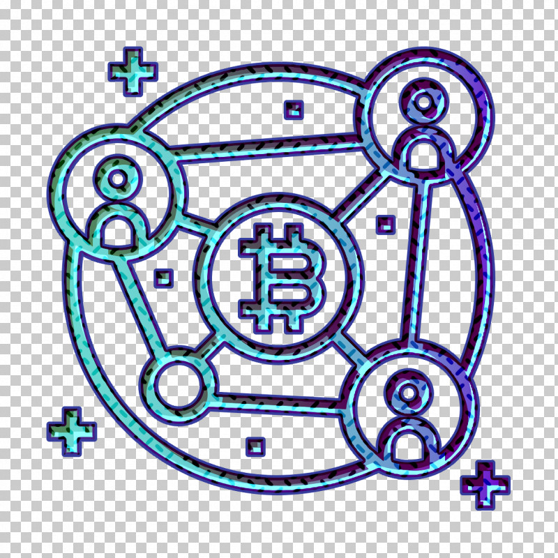 Bitcoin Icon Blockchain Icon PNG, Clipart, Bitcoin Icon, Blockchain Icon, Blue, Circle, Line Art Free PNG Download