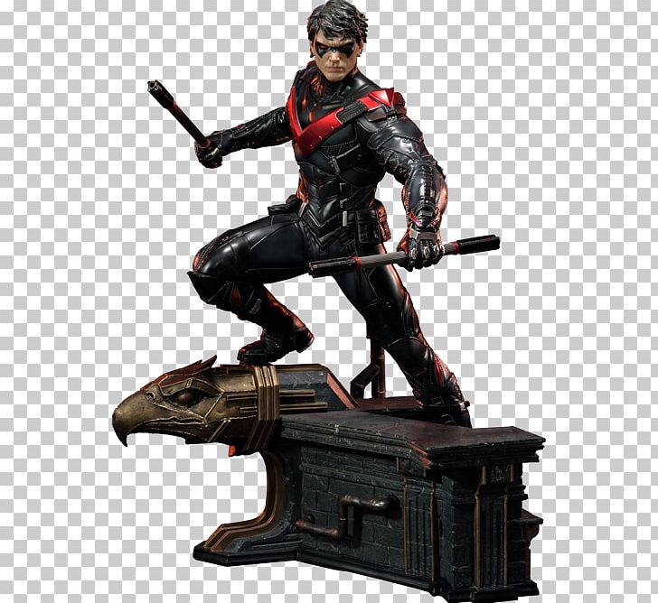 nightwing arkham city red