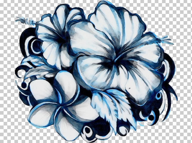 Hawaiian Hibiscus Hibiscus Plant Flower Petal PNG, Clipart, Blackandwhite, Flower, Hawaiian Hibiscus, Hibiscus, Mallow Family Free PNG Download