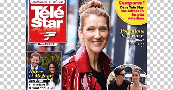 Celine Dion Télé Star Television Magazine December PNG, Clipart, 2017, Actor, Advertising, Banner, Celine Dion Free PNG Download