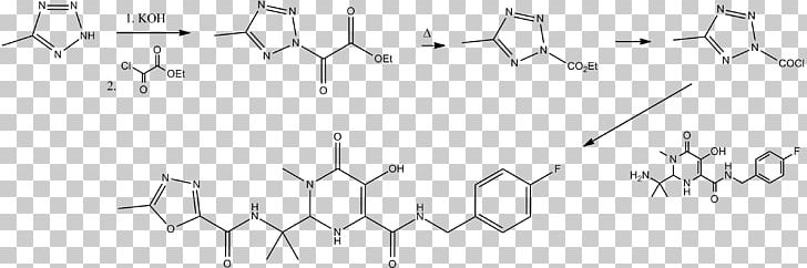 Raltegravir Chemical Synthesis Impurity Integrase Enfuvirtide PNG, Clipart, Angle, Area, Black And White, Chemical Synthesis, Chemistry Free PNG Download