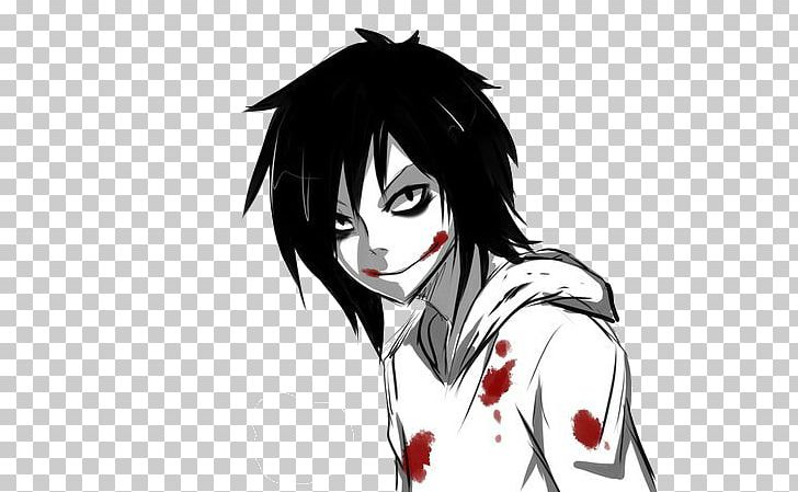 Jeff The Killer Creepypasta Minecraft YouTube Glasgow Smile PNG, Clipart, Android, Anime, Artwork, Black, Black Hair Free PNG Download