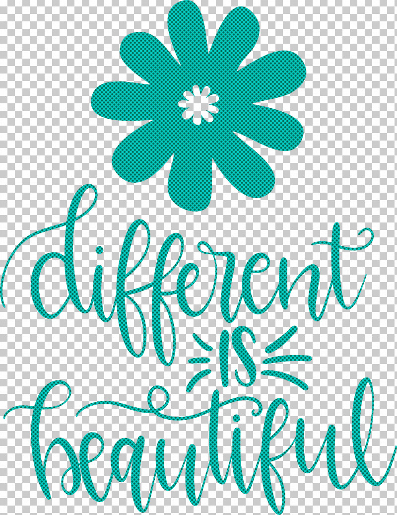 Different Is Beautiful Womens Day PNG, Clipart, Aqua M, Cut Flowers, Floral Design, Flower, Leaf Free PNG Download