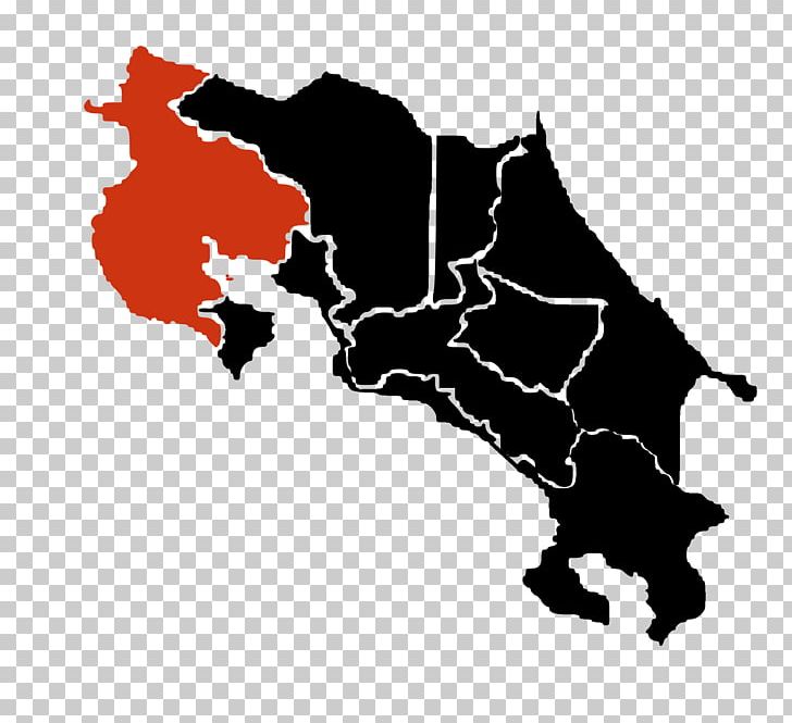 Provinces Of Costa Rica Map Flag Of Costa Rica PNG, Clipart, Black, Black And White, Blue Zone, Costa, Costa Rica Free PNG Download