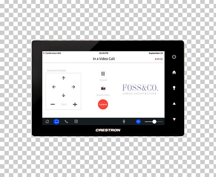 Display Device Touchscreen User Interface Steve's TV Crestron Electronics PNG, Clipart,  Free PNG Download