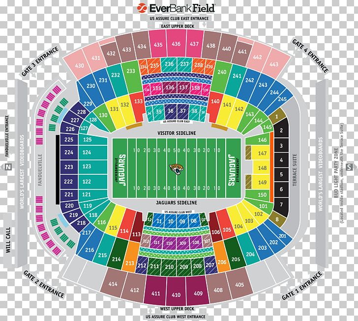 Everbank Field Seating Chart 2018