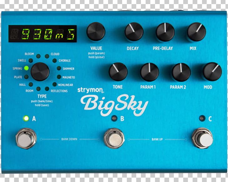 Big Sky Strymon BigSky Effects Processors & Pedals Reverberation PNG, Clipart, Acoustic Guitar, Audio Equipment, Big Sky, Delay, Effects Processors Pedals Free PNG Download