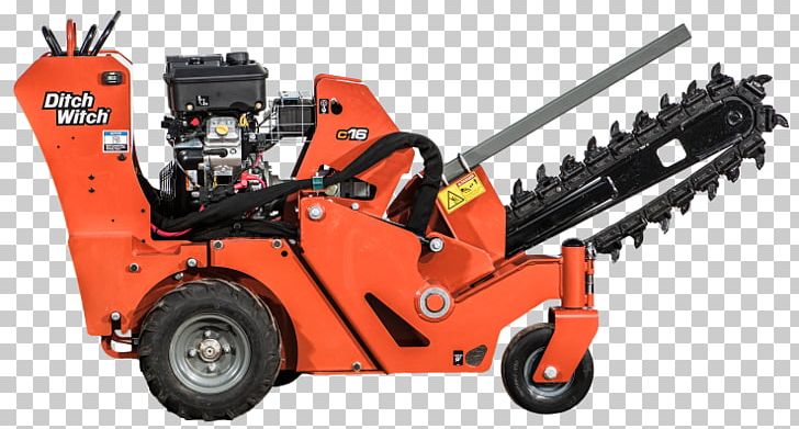 Ditch Witch Trencher Heavy Machinery Skid-steer Loader PNG, Clipart, Architectural Engineering, Augers, Backhoe, Boring, C 16 Free PNG Download