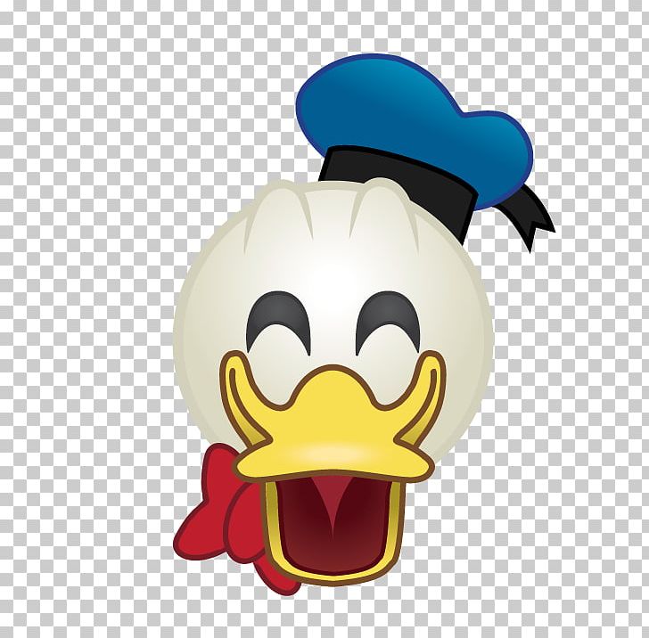 Donald Duck Emoji Rubber Duck Emoticon PNG, Clipart, Animals, Art, Beak, Bird, Computer Icons Free PNG Download
