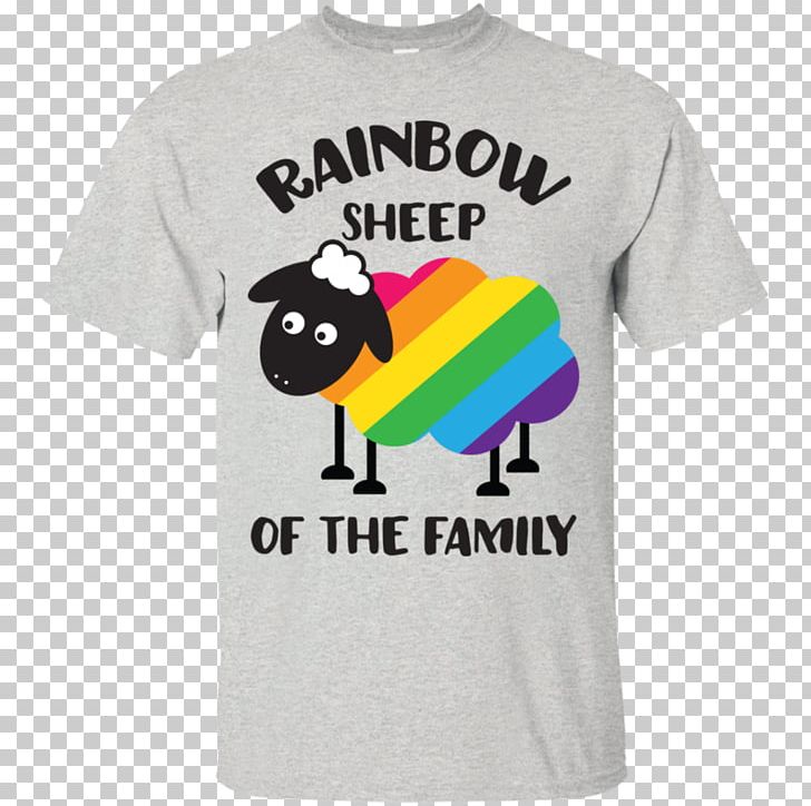 T-shirt Hoodie Sheep Rainbow Shops PNG, Clipart, Active Shirt, Brand, Clothing, Cotton, Gay Pride Free PNG Download
