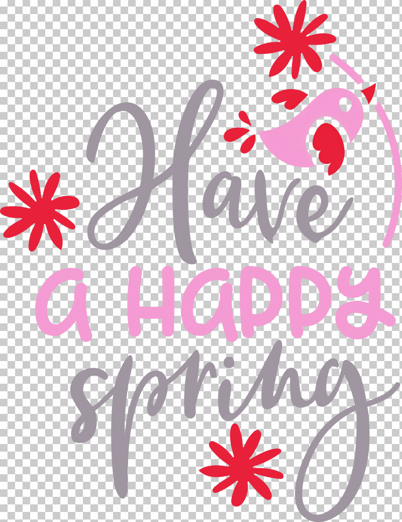 Spring Have A Happy Spring PNG, Clipart, Flower, Geometry, Line, Logo, M Free PNG Download