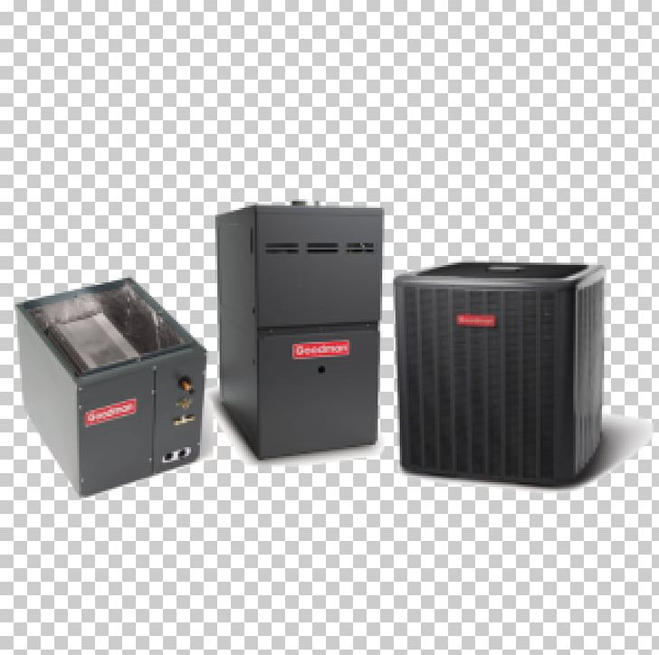 Furnace Air Conditioning Seasonal Energy Efficiency Ratio HVAC Goodman Manufacturing PNG, Clipart, Air Conditioning, Air Handler, Audio, Audio Equipment, British Thermal Unit Free PNG Download