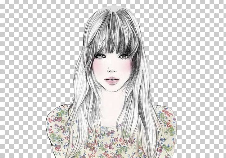 Drawing Watercolor Painting Fashion Illustration PNG, Clipart, Art, Bangs, Black Hair, Blond, Brown Hair Free PNG Download