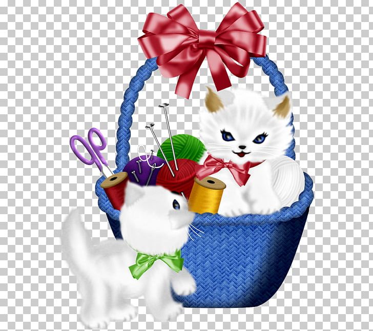Whiskers Kitten Food Gift Baskets Christmas Ornament PNG, Clipart, Animals, Basket, Cat, Cat Like Mammal, Christmas Free PNG Download