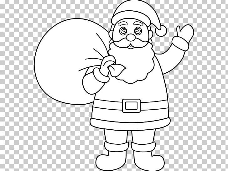 Santa Claus Drawing Sketch PNG, Clipart, Black And White, Cartoon, Christmas, Coloring Book, Drawing Free PNG Download