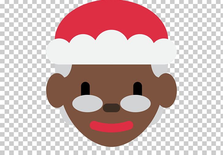 Human Skin Color Santa Claus Mrs. Claus Emoji PNG, Clipart, Cheek, Christmas, Christmas Giftbringer, Circle, Dark Skin Free PNG Download