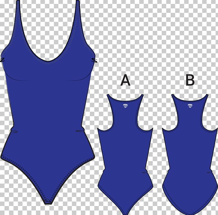 One-piece Swimsuit Sleeve Line Outerwear PNG, Clipart, Art, Clothing, Electric Blue, Line, Neck Free PNG Download