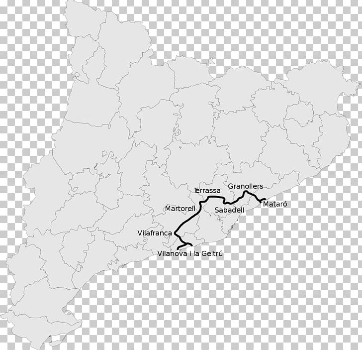 Barcelona Sants Railway Station Orbital Railway Line Train Rail Transport Barcelona–Vallès Line PNG, Clipart, Area, Barcelona, Black And White, Catalonia, Map Free PNG Download