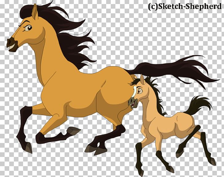 Mustang Foal Stallion Colt Mare PNG, Clipart, Animation, Colt, Deviantart, Drawing, Fictional Character Free PNG Download