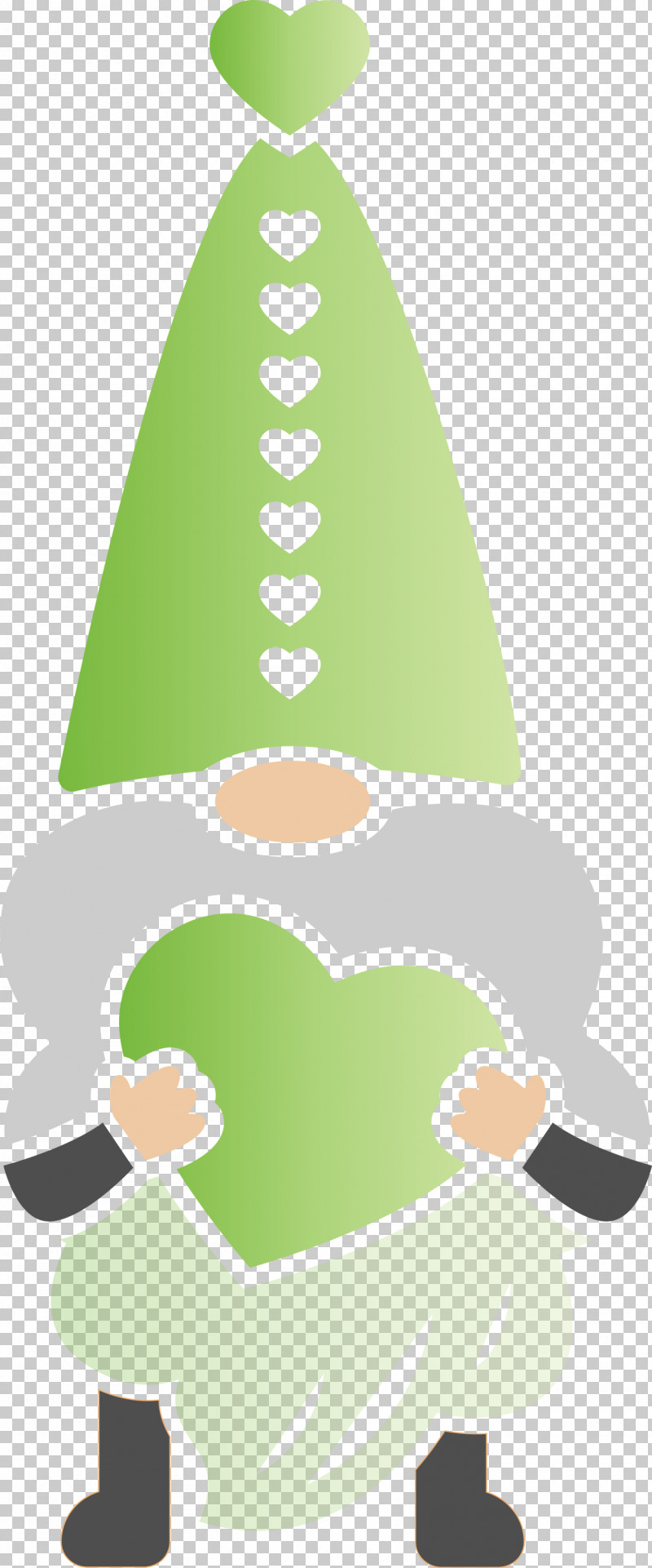 Gnome Loving Red Heart PNG, Clipart, Christmas Tree, Gnome, Green, Leaf, Loving Free PNG Download