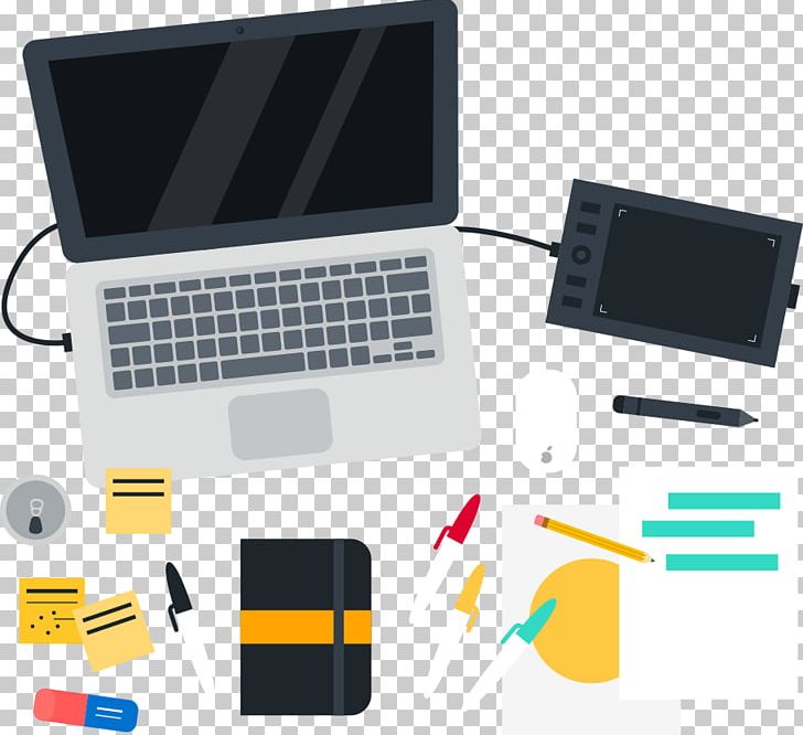 Graphic Design Desk Flat Design PNG, Clipart, Computer, Computer Hardware, Computer Network, Electronic Device, Electronics Free PNG Download