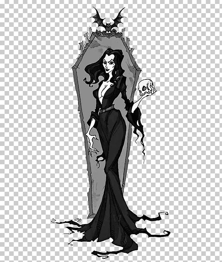 Morticia Addams Wednesday Addams Drawing Art Photography PNG, Clipart, Black And White, Cartoon, Costume Design, Deviantart, Drawing Free PNG Download