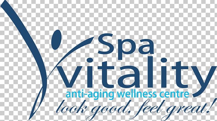 Logo Vitality Anti-aging Centre Spa Beauty Parlour Brand PNG, Clipart, Aesthetics, Area, Award, Beauty Parlour, Blue Free PNG Download