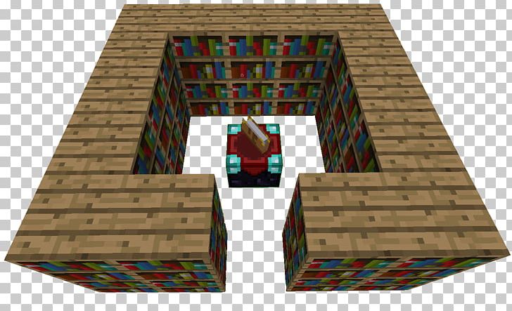 Minecraft Enchantment Table Bookcase Room Png Clipart
