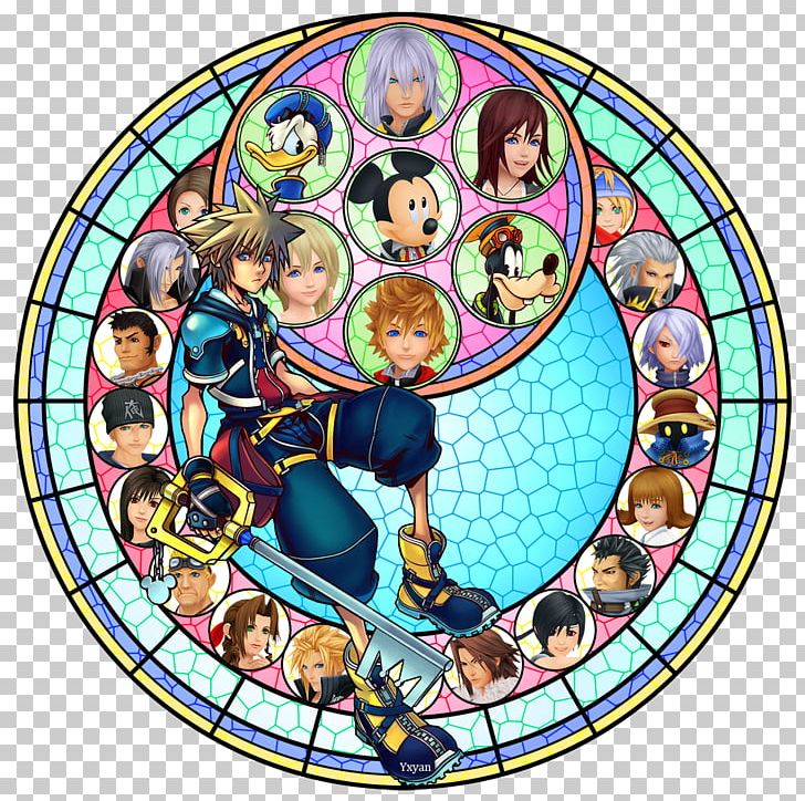 Kingdom Hearts II Final Fantasy LG G Watch Moto 360 (2nd Generation) PNG, Clipart, Area, Art, Circle, Fictional Character, Final Fantasy Free PNG Download