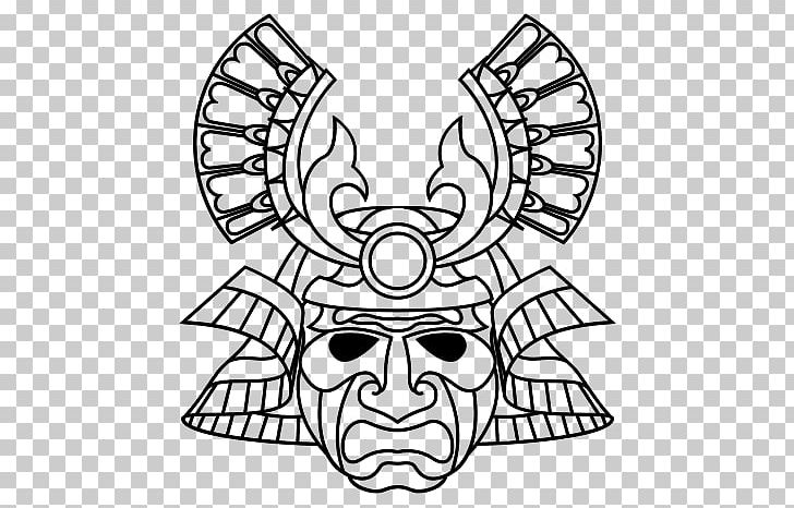 Mask Samurai Stock Photography Drawing PNG, Clipart, Art, Artwork, Black And White, Bone, Coloring Book Free PNG Download