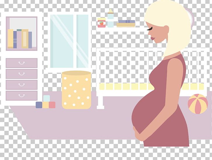 Pregnancy Illustration PNG, Clipart, Baby Room, Bedroom, Business Woman, Cartoon, Euclidean Vector Free PNG Download