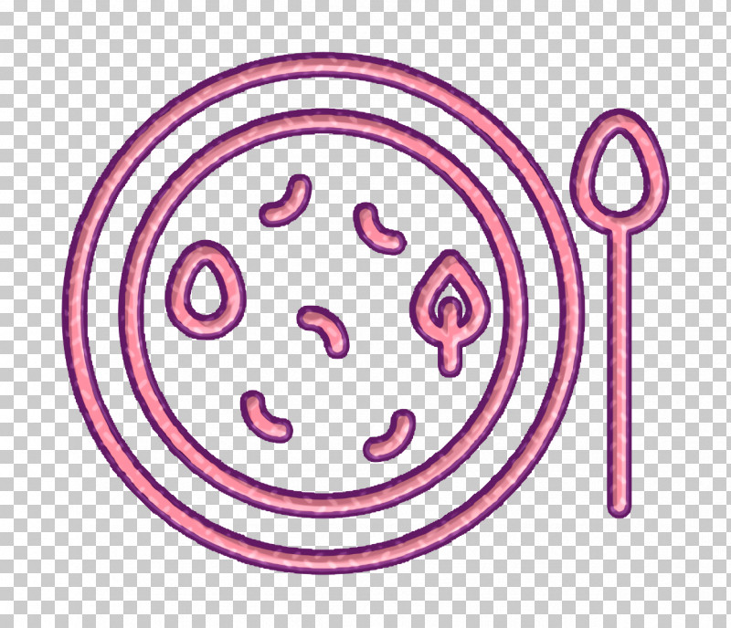 Restaurant Icon Soup Icon PNG, Clipart, Circle, Emoticon, Line Art, Pink, Restaurant Icon Free PNG Download